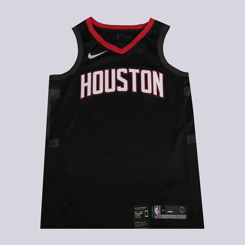 мужская черная майка Nike NBA Houston Swingman Jersey 903991-010 - цена, описание, фото 1